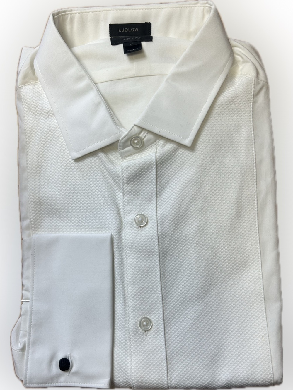 Ludlow premium fine cotton tuxedo shirt